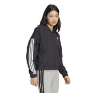 adidas Essentials 3-Stripes Lifestyle Woven Bomber Jacke Damen - black/white