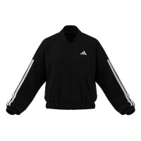 adidas Essentials 3-Stripes Lifestyle Woven Bomber Jacke Damen - black/white
