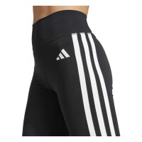 adidas Optime Essentials Workout 3-Stripes Flared Leggings Damen - black/white