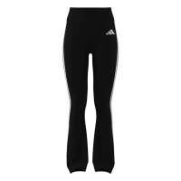 adidas Optime Essentials Workout 3-Stripes Flared Leggings Damen - black/white