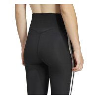 adidas Optime Essentials Workout 3-Stripes 7/8 Leggings Damen - black/white