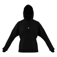 adidas Essentials S Logo French Terry Hoodie Damen - black/white