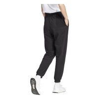 adidas Essentials S Logo French Terry Cuffed lange Hose Damen - black/white