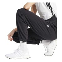 adidas Essentials S Logo French Terry Cuffed lange Hose Damen - black/white