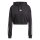 adidas Essentials 3-Stripes French Terry Cropped Hoodie Damen - black/white