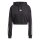adidas Essentials 3-Stripes French Terry Cropped Hoodie Damen - black/white