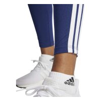 adidas Essentials 3-Stripes Cotton Leggings Damen - dkblue/white