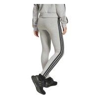 adidas Essentials 3-Stripes Cotton Leggings Damen - mgreyh/black