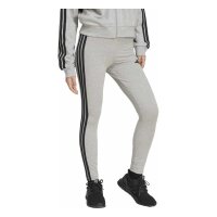 adidas Essentials 3-Stripes Cotton Leggings Damen - mgreyh/black