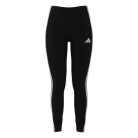 adidas Essentials 3-Stripes Cotton Leggings Damen - black/white