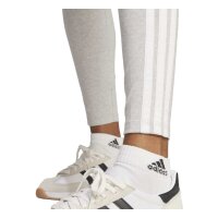 adidas Essentials 3-Stripes Cotton Leggings Damen - lgreyh/white