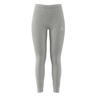 adidas Essentials 3-Stripes Cotton Leggings Damen - lgreyh/white