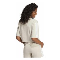 adidas Essentials 3-Stripes Cotton Loose T-Shirt Damen - wonalu/white