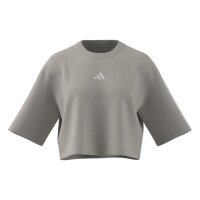 adidas Essentials 3-Stripes Cotton Loose T-Shirt Damen - wonalu/white
