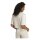 adidas Essentials 3-Stripes Cotton Loose T-Shirt Damen - wonalu/white
