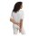 adidas Essentials 3-Stripes Boyfriend T-Shirt Damen - lgreyh/white