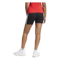 adidas Essentials 3-Stripes High Waisted Biker kurze Hose Damen - black/white