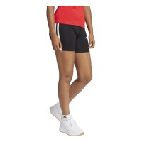 adidas Essentials 3-Stripes High Waisted Biker kurze Hose Damen - black/white