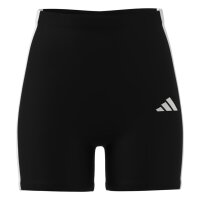 adidas Essentials 3-Stripes High Waisted Biker kurze Hose Damen - black/white