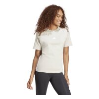 adidas Essentials 3-Stripes Cotton T-Shirt Damen - wonalu/white