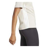 adidas Essentials 3-Stripes Cotton T-Shirt Damen - wonalu/white