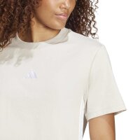 adidas Essentials 3-Stripes Cotton T-Shirt Damen - wonalu/white