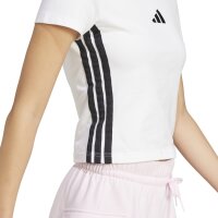 adidas Essentials 3 Stripes Slim Baby T-Shirt Damen - white/black