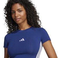 adidas Essentials 3 Stripes Slim Baby T-Shirt Damen - dkblue/white