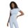 adidas Essentials 3 Stripes Slim Baby T-Shirt Damen - globlu/white