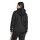 adidas Essentials 3-Stripes Fleece Kapuzenjacke Damen - black/white