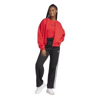 adidas Essentials 3-Stripes Open Hem Fleece lange Hose Damen - black/white
