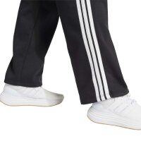 adidas Essentials 3-Stripes Open Hem Fleece lange Hose Damen - black/white