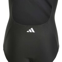 adidas 3-Stripes Badeanzug Kinder - black/white