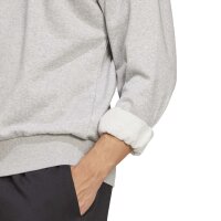 adidas Essentials Feelcozy Fleece Sweatshirt Herren - mgreyh/black