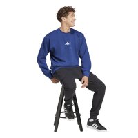 adidas Essentials Feelcozy Fleece Sweatshirt Herren - dkblue/white