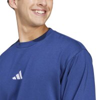 adidas Essentials Feelcozy Fleece Sweatshirt Herren - dkblue/white