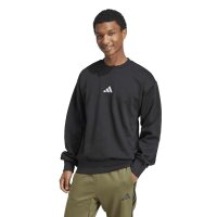adidas Essentials Feelcozy Fleece Sweatshirt Herren - black/white
