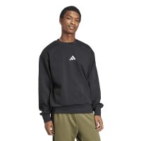 adidas Essentials Feelcozy Fleece Sweatshirt Herren - black/white