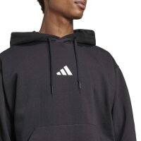 adidas Essentials Feelcozy Fleece Hoodie Herren - black/white