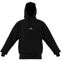 adidas Essentials Feelcozy Fleece Hoodie Herren - black/white