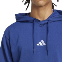 adidas Essentials Feelcozy Fleece Hoodie Herren - dkblue/white