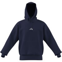 adidas Essentials Feelcozy Fleece Hoodie Herren - dkblue/white