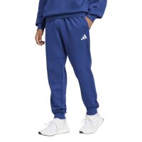 adidas Essentials Feelcozy Fleece lange Hose Herren - dkblue/white