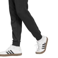 adidas Essentials Feelcozy Fleece lange Hose Herren - black/white