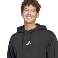 adidas Essentials Feelcozy French Terry Hoodie Herren - black/white