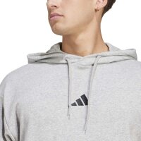 adidas Essentials Feelcozy French Terry Hoodie Herren - mgreyh/black