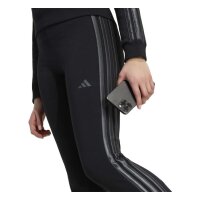 adidas Satin Fleece Leggings Kinder - black/grey six