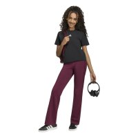 adidas Satin Fleece Leggings Kinder - maroon/maroon
