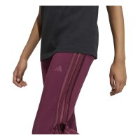 adidas Satin Fleece Leggings Kinder - maroon/maroon
