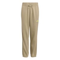 adidas Slogan Fleece lange Hose Kinder - khathr/white
